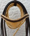 Browband Natural and Chocolate Leather Handmade Bridle