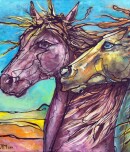 Spanish Horse original painting.