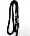Show reins, braided goat leather