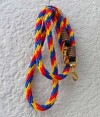 Yellow Red blue snap reins