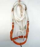 Handmade Training Rope and leather jaquima