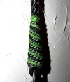 Green and Black Bridle Stitching
