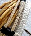 Beautiful Braided Leather Show Bridle Close UP