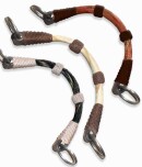 3/16" handmade nosebands with two raised knots