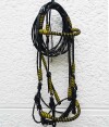 Black and Yellow Designer Color Bridle